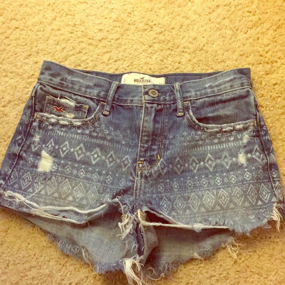 Hollister denim shorts